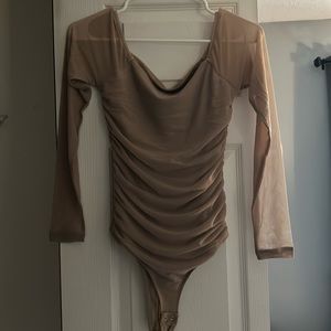 Tan bodysuit
